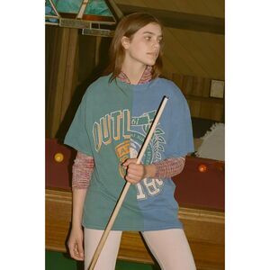 *A1 Urban Outfitters CustomSewn T Shirt Adult Green Blue Mens